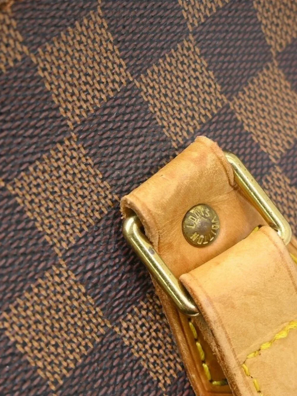 LOUIS VUITTON DAMIER COLOMBINE SHOULDER TOTE BAG